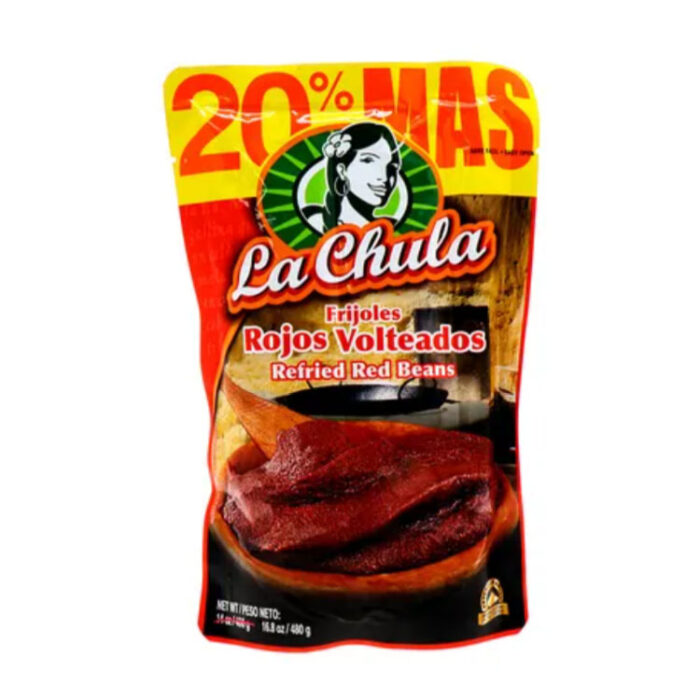 FRIJOL ROJO VOLTEADOS LA CHULA 480 G - Imagen 1