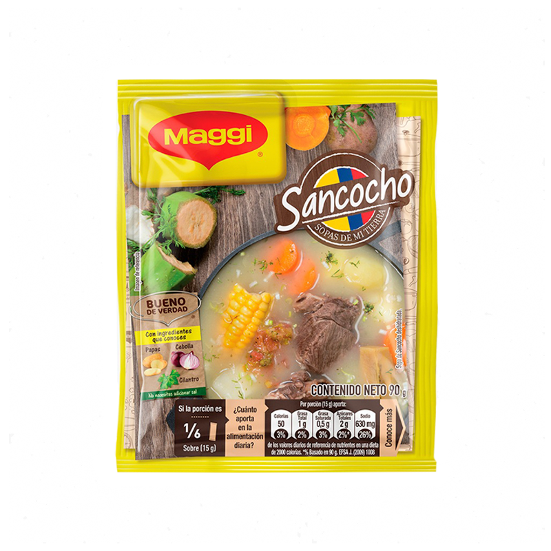 137-SOPAS-MAGGI-SANCOCHO.png Sopa Maggi Sancocho 90 g - Imagen 1