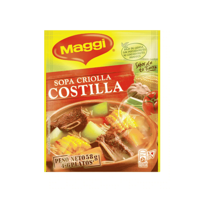Sopa Maggi Costilla Criolla 58 g - Imagen 1