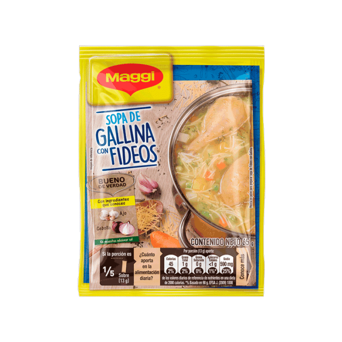 Sopa Maggi de Gallina con Fideos 65 g - Imagen 1