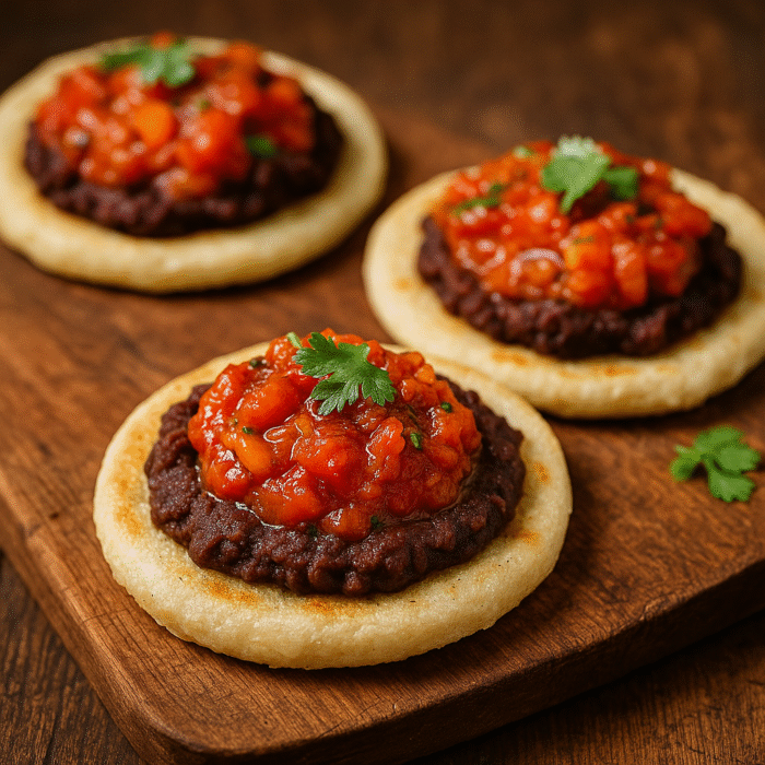 Pack de Productos para cocinar "Arepa con puré de fríjoles y salsa de ají con tomate (4 porciones)" - Imagen 1