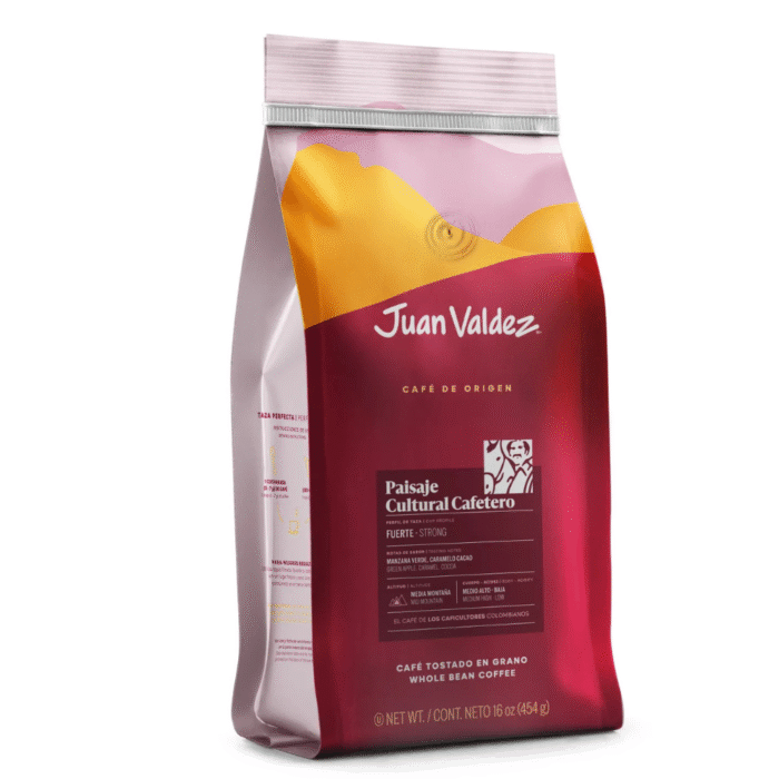Juan Valdez, Café Paisajes Cultural Cafetero 454gr Grano - Imagen 1